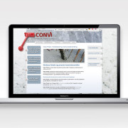 Hjemmesidetekst til fremstillingsvirksomheden Convi - skrevet af Courage Design