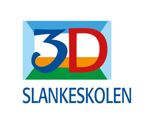 Logodesign 3D Slankeskolen ved Courage Design