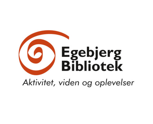 Logodesign til Egebjerg Bibliotek ved Courage Design
