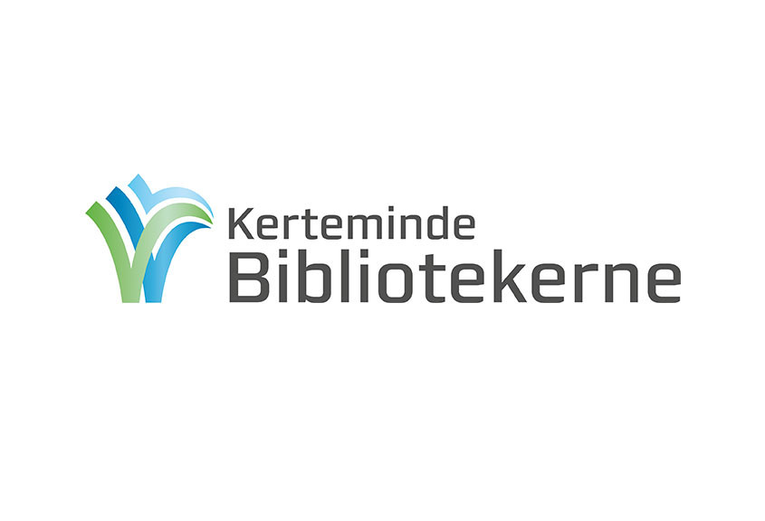 Logodesign til Kerteminde Bibliotekerne ved Courage Design