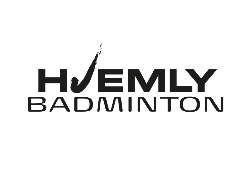 Logodesign til badmintonlinjen på Hjemly Idrætsefterskole ved Courage Design