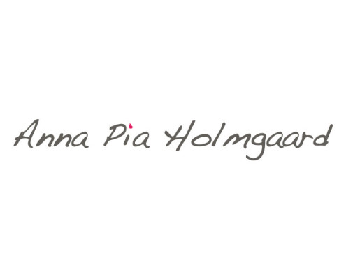 Logodesign til Anna Pia Holmgaard ved Courage Design