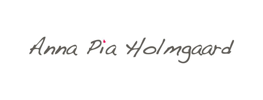 Logodesign til Anna Pia Holmgaard ved Courage Design