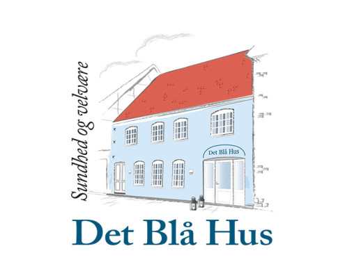 Logodesign til Det Blå Hus ved Courage Design