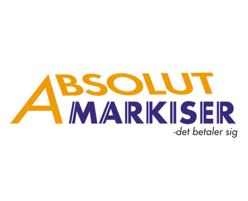 Logodesign til Absolute Markiser ved Courage Design