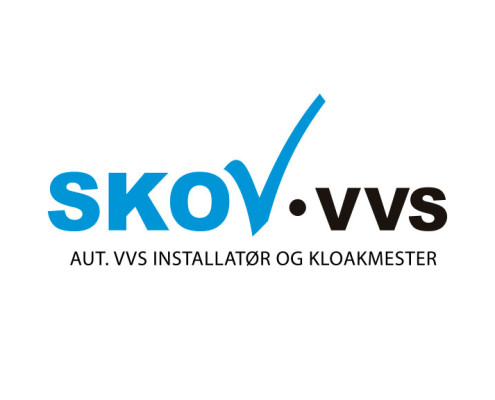 Logodesign til Skov VVS - VVS- og blikkenslagerforretning ved Courage Design