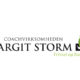Redesign af Margit og Storm logo ved Courage Design