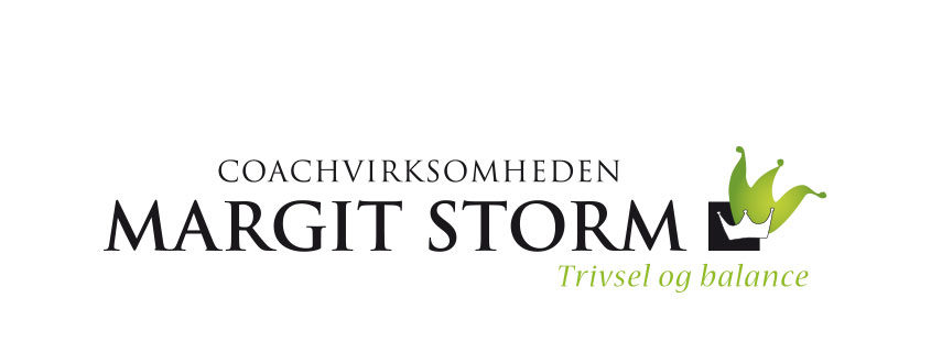 Redesign af Margit og Storm logo ved Courage Design
